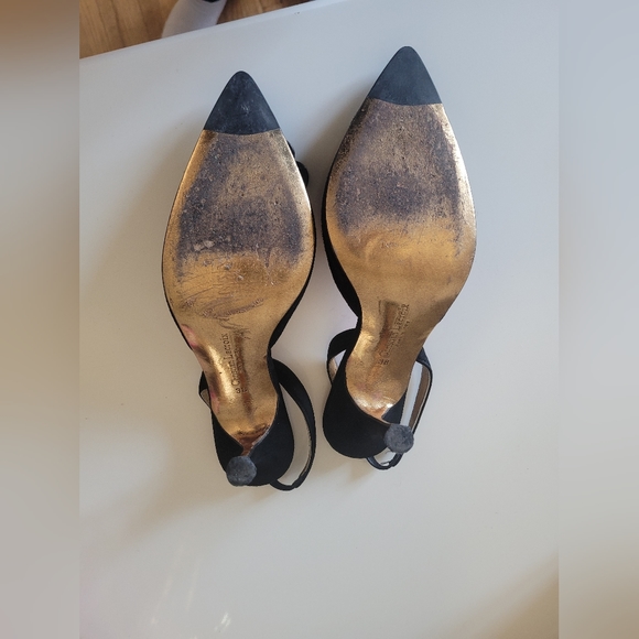 Christian LaCroix Vintage Slingback Heels, GUC, Size 38 - Picture 6 of 9